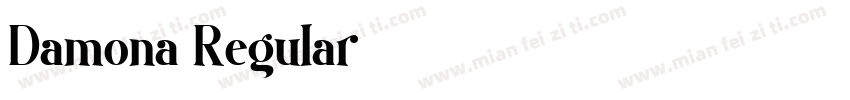 Damona Regular字体转换